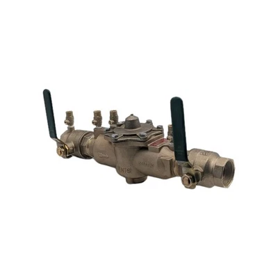 Watts 009M2-QT 1-1/2" Bronce Zona de Presión Reducida Conjunto Preventor de Reflujo Foto 1 de 4