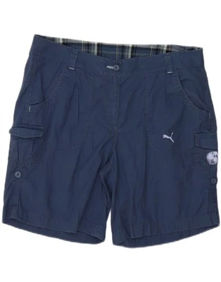 Pantalones cortos cargo PUMA para mujer Reino Unido 14 grandes W36 azul marino algodón CA07 Foto 1 de 3