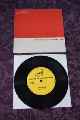 Rubberbullet Grinning Bitches 7" 45 Last Beat Records Deep Ellum Dallas NM/NM - Image 1 of 4