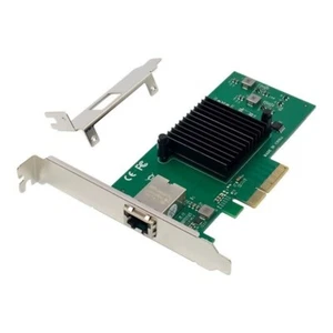 SFP Server Optical NIC RJ45 10Gigabit Ethernet Network Lan Card PCIe X4 AQC107 - Picture 1 of 4