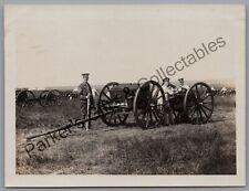 Military Photograph Print Royal Artillery Regiment Unit At Camp