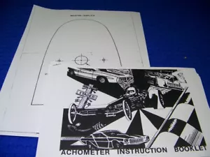 1960-70 DIXCO HOOD TACH MOUNTING BOOKLET AND TEMPLATE...BOOKLET/TEMPLATE/DETAILS - Foto 1 di 8