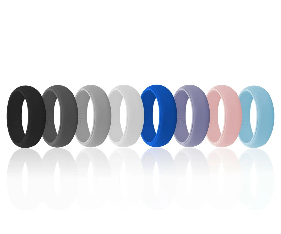 AERA Womens Silicone Wedding Band Engagement Ring Hypoallergenic Athletic Size 9 - Image 1 of 4