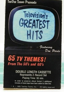 Cassette Televisions Greatest Hits 65 TV Themes 50s and 60s TeeVee Toons - Picture 1 of 2