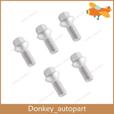 5x M14x1.5 Wheel Lug Bolts for Mercedes-Benz C250 CLS500 E320 ML430 SL600 SLK350 Foto 1 de 4