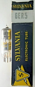 6ER5 NOS vacuum tube Sylvania triode - Picture 1 of 1