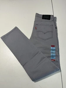 Levis Boys - 510 Super Skinny Gray Jeans Dark - Size 14 Regular 27 x 27 - Picture 1 of 9