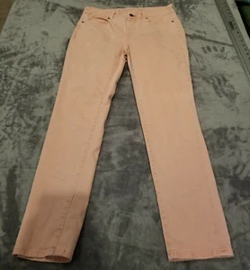 Soft Surroundings 2AN42 Women High-Rise Pull on Leggings Jeans Orange Stretch - Picture 1 of 7