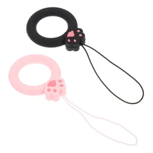 2 Pcs Mobile Phone Lanyard Keychain Cell Accessories Strap Cartoon - Zdjęcie 1 z 12