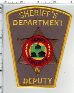 Henry Sheriff's Dept (Virginia) 2nd Issue Shoulder Patch - Picture 1 of 1