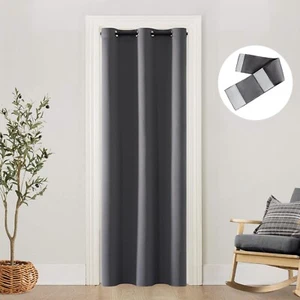Door Curtain for Doorway Privacy Closet Curtains for Bedroom Closet Door Thermal - Picture 1 of 9