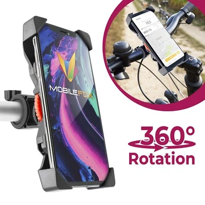 Mobilefox Universal 360° Bicycle Handlebar Mount Holder Bike Phone Smartphone - Image 1 of 4