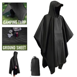 Impermeable militar al aire libre manga con capucha impermeable motocicleta esencial - Imagen 1 de 15