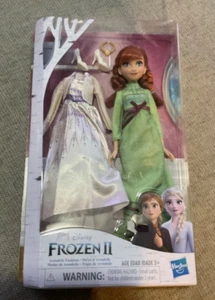 Arendelle Fashion Anna Doll with 2 Outfits NIB Disney Frozen 2 - Picture 1 of 2