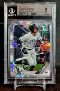 2019 Bowman Cromo RIFRATTORE ATOMICO Luis Robert RC BGS 9 - Foto 1 di 2