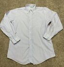 Brooks Brothers Shirt Mens 15.5-33 Regent Button Up Supima Cotton BLUE STRIPE