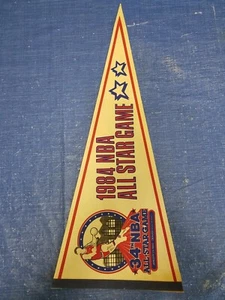 1984 NBA ALL STAR GAME Vintage Pennant Banner   - Picture 1 of 6