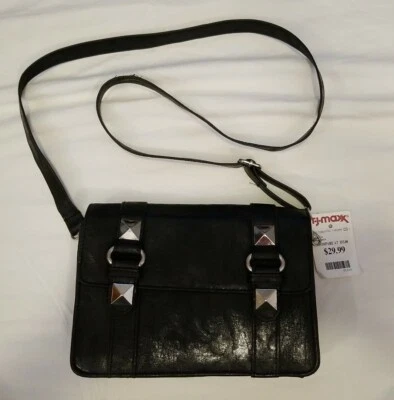  Cosmopolitan Black Crossbody Shoulder Bag Multiple pockets Foto 1 de 4