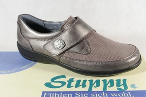 Stuppy Slipper Sneakers Halbschuhe Sportschuhe Schuhe Leder braun 1917 - Picture 1 of 8