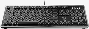 Azio Retro - USB Mechanical Keyboard Blue Switch - Picture 1 of 7