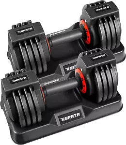 Set Manubri Regolabili 25/55 Lbs Coppia, Regola Peso Manubri per Esercizi Pai - Foto 1 di 12