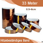 33 M Hochtemperatur-Kapton Band Hitzebeständiges Isolierband Polyimide 0.5~6cm