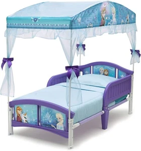 New Canopy Toddler Bed, Disney Frozen Free And Fast Shipping - Picture 1 of 6