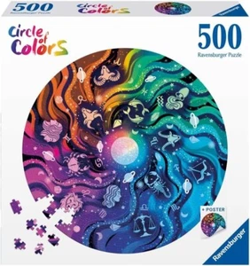 NEW Ravensburger Jigsaw Puzzle 500 Pieces 12000819 Astrology Circle of Color - Imagen 1 de 2