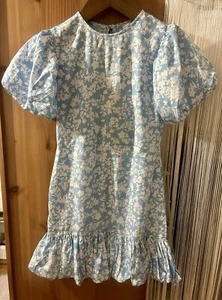 Never Fully Dressed Blue Pascha Mini Dress Size 10 - Picture 1 of 5