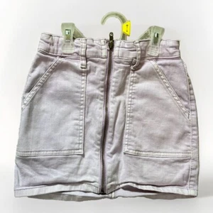 Girls Lavender Light Purple Denim Skirt Size 7. - Picture 1 of 5