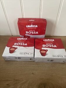 Lavazza Qualita Rossa Ground Coffee For All Coffee Makers 6 x 250gm  Packs New