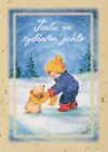 Bonne Annee Noel Enfants Vintage Carte Postale Cpsm Pay759f