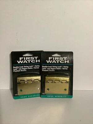 Lote de 2* Primer Reloj Latón Pulido Columpio Cerradura Privacidad Foto 1 de 2