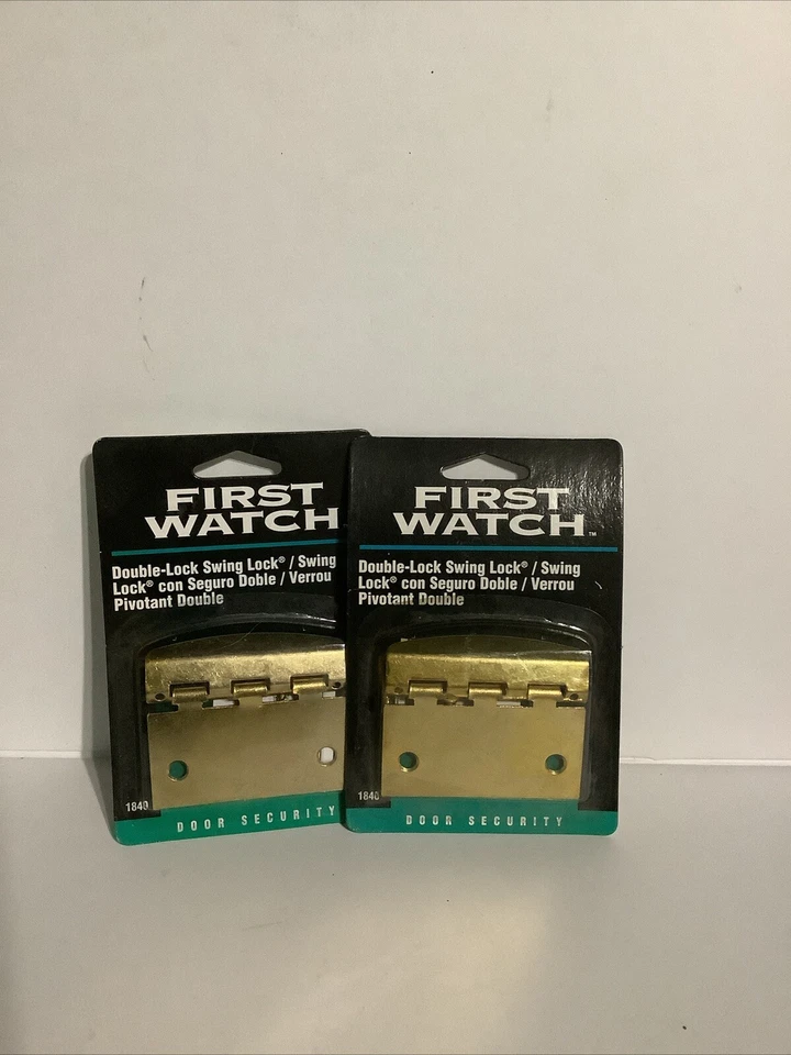 Lote de 2* Primer Reloj Latón Pulido Columpio Cerradura Privacidad Foto 1 de 2