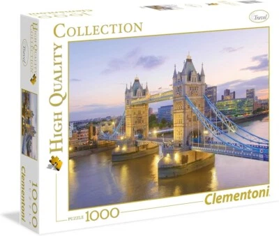 Clementoni Puzzle 1000 HIGH QUALITY Collection Tower Bridge 69x50 cm Nuovo NEW - Immagine 1 di 2