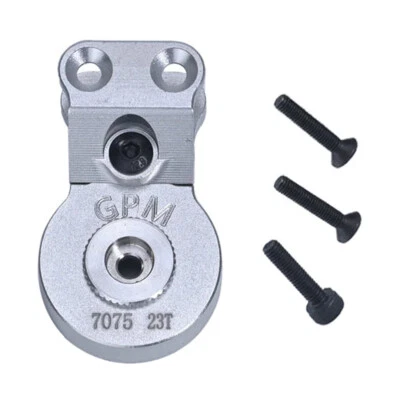 GPM Alum 7075 Servo Saver Steering 23T Silver w/Built-In Spring for Arrma Gorgon - Image 1 of 3