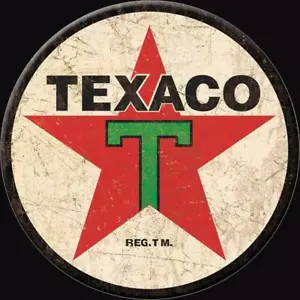 "NUEVO 3" Redondo Vintage TEXACO '36 LOGOTIPO Gasóleo Refrigerador Imán - Imagen 1 de 1
