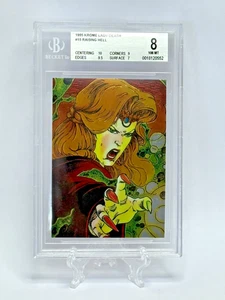 1995 Krome Lady Death Raising Hell Card #15 BGS 8 NM-MT - Picture 1 of 3