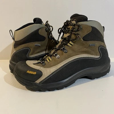 Vintage Asolo Gore-Tex Brown Tan Hiking Boots FSN 95 GTX mens US 11, UK 10.5 45 - Image 1 of 4