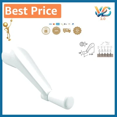 Effortless Window Opening with H 4106 White Diecast Crank Handle - Single Pack - Image 1 of 4