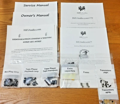 Kit de actualización de restauración de cubierta de carrete Teac A-4010S reparación reconstrucción condensador Foto 1 de 4