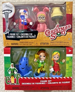 A CHRISTMAS STORY & ELF FIGURE SET 6 FIGURES **NEW** - Picture 1 of 9