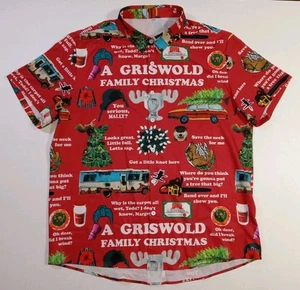 Griswold Family Christmas Vacation National Lampoon ButtonDown Shirt Men's OLX - Picture 1 of 11