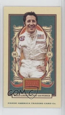 2013 Panini Golden Age Carolina Brights Mini Green Back Mario Andretti #75 HOF - Image 1 of 2