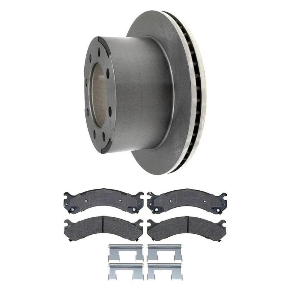 For Chevy Silverado 3500 HD 07-10 ACDelco 2-Pc Silver Disc Brake Rotor Kit — 第 1/1 张图片