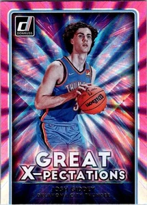 2021-22 Panini Donruss Great X-Pectations Pink Holo Laser #19 Josh Giddey Rookie - Bild 1 von 2