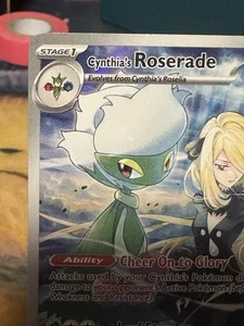 Cynthia's Roserade 184/182 Destined Rivals Illustration Rare - Picture 1 of 10