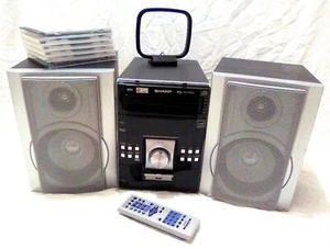 Sharp Stereo 5 CD Player Model XL-UH242 with Remote - READ DESCRIPTION - Picture 1 of 4