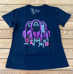squid game NWT $22.90 women’s staff t shirt size XL black B11 - Picture 1 of 6