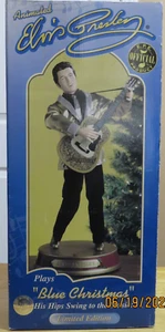 Vintage 18” Elvis Presley Dancing Animated Limited Ed.Singing Blue Christmas NEW - Picture 1 of 22